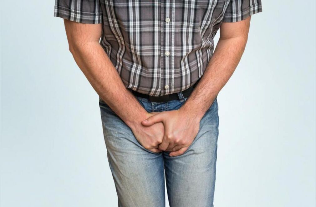 Schmerzen in der Leistengegend bei chronischer Prostatitis