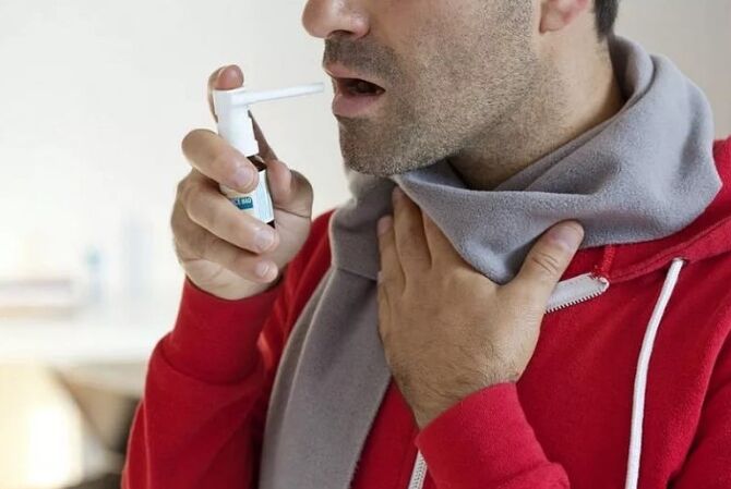 Halsschmerzen können Prostatitis verursachen