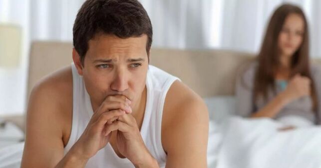 Die Symptome einer Prostatitis zwingen einen Mann, sexuelle Beziehungen zu vermeiden